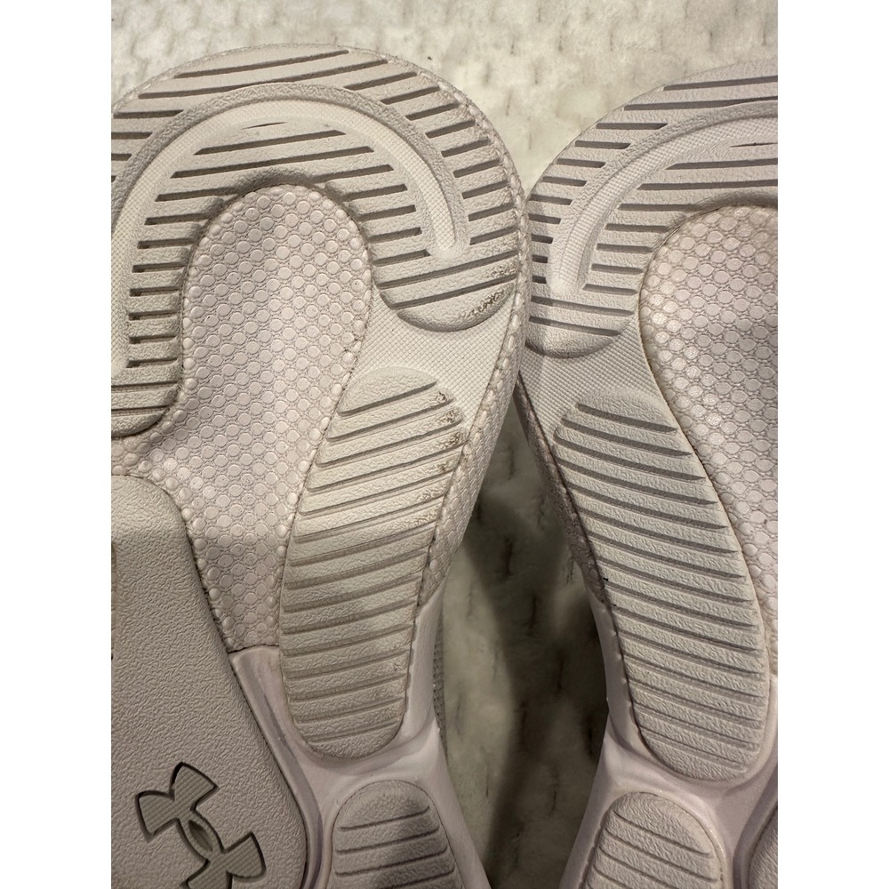 Under Armour HOVR Turbulence 2 Running Shoes White Grey 3026520-111 Mens 7.5 - Picture 3 of 12